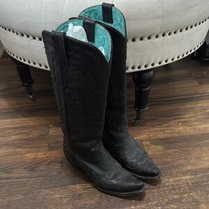 Black Western Corral Women’s Cowboy Boots